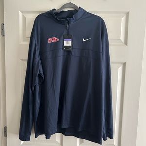 Ole Miss Nike Dri Fit Quarter Zip